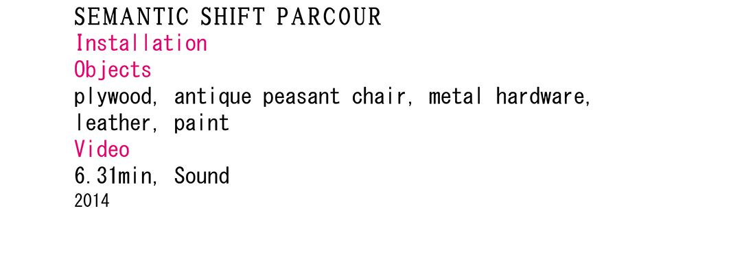 <p>2013/14<br />
Semantic Shift Parcour</p>
